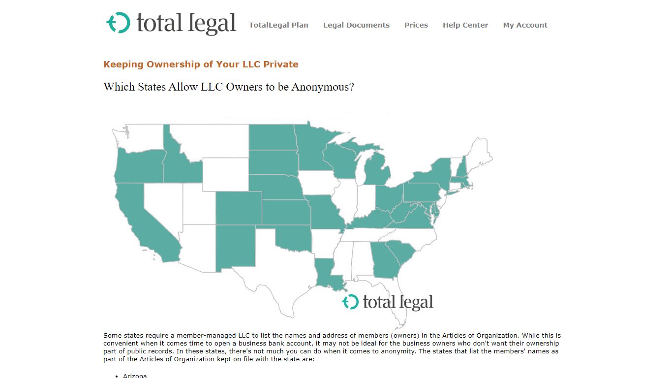 LLC Privacy, Is Ownership Public Record - TotalLegal